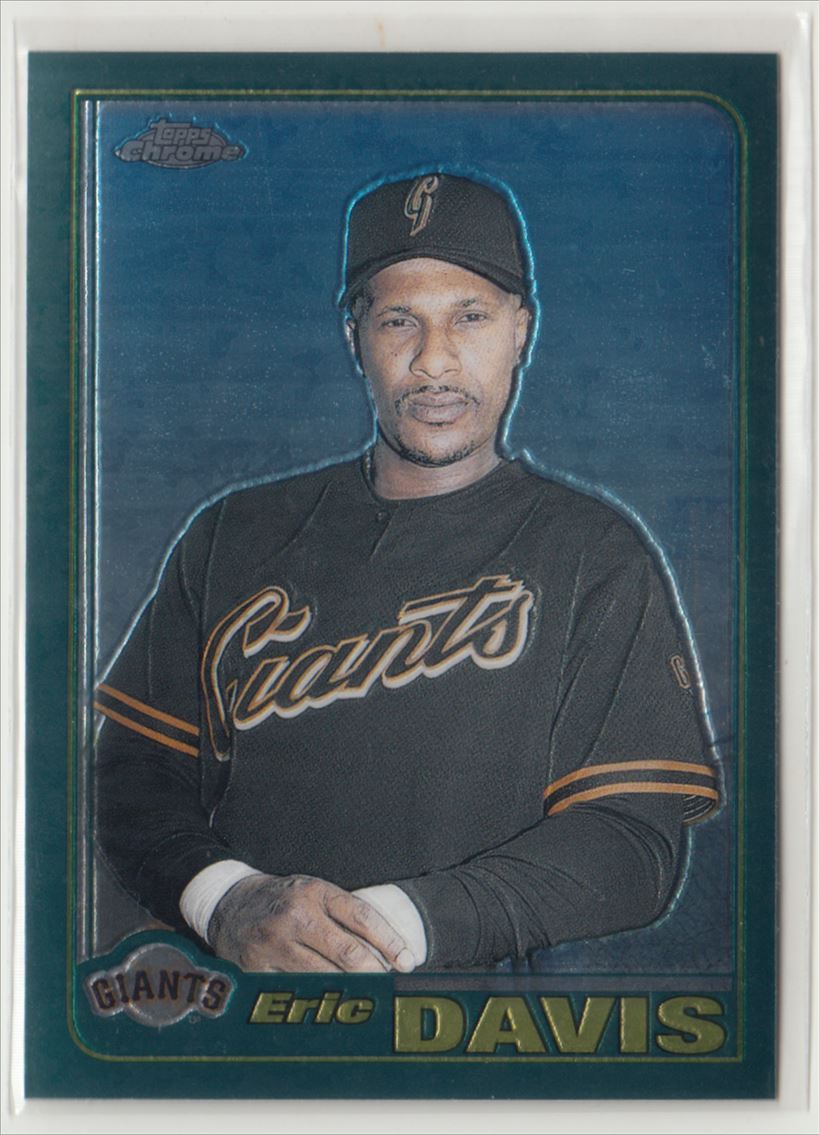 2001 Topps Chrome Traded Eric Davis #T13