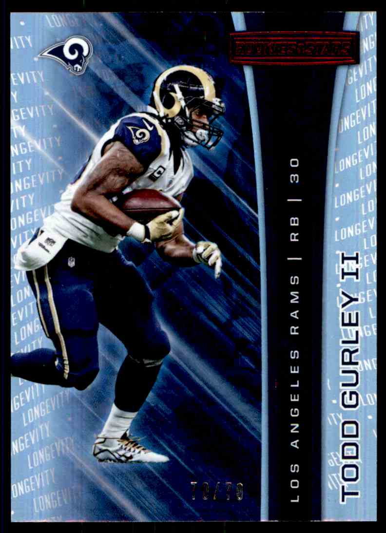2017 Panini Rookies & Stars Longevity Todd Gurley