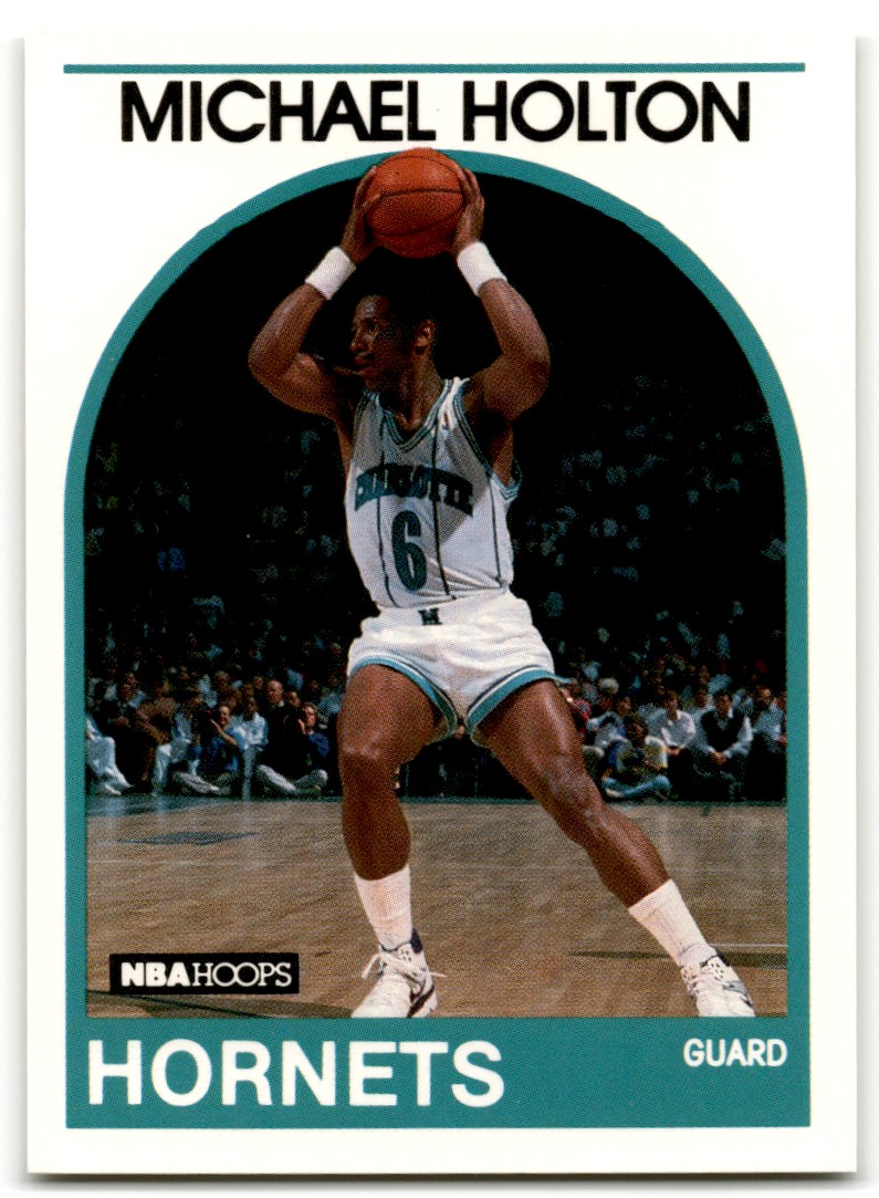 1989-90 NBA Hoops Michael Holton Charlotte Hornets #119 | eBay