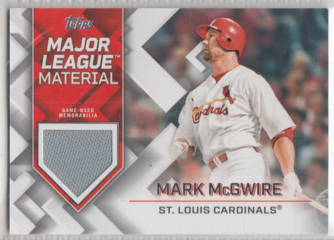 2022 Topps Major League Materials Mark McGwire #MLM-MMC card front image