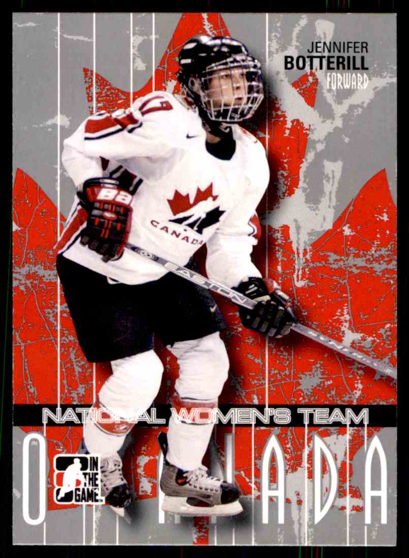 2007-08 In The Game O Canada Jennifer Botterill #34 | EBay