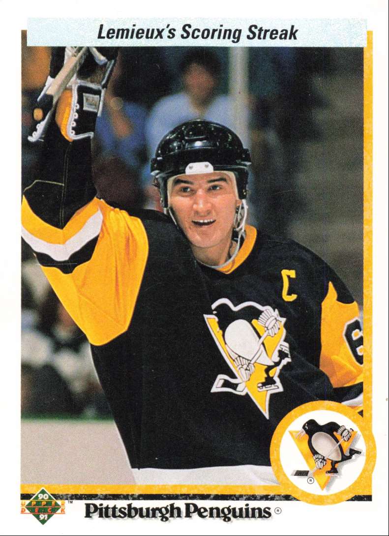 1990-91 Upper Deck Hockey Mario Lemieux Pittsburgh Penguins #59 | eBay