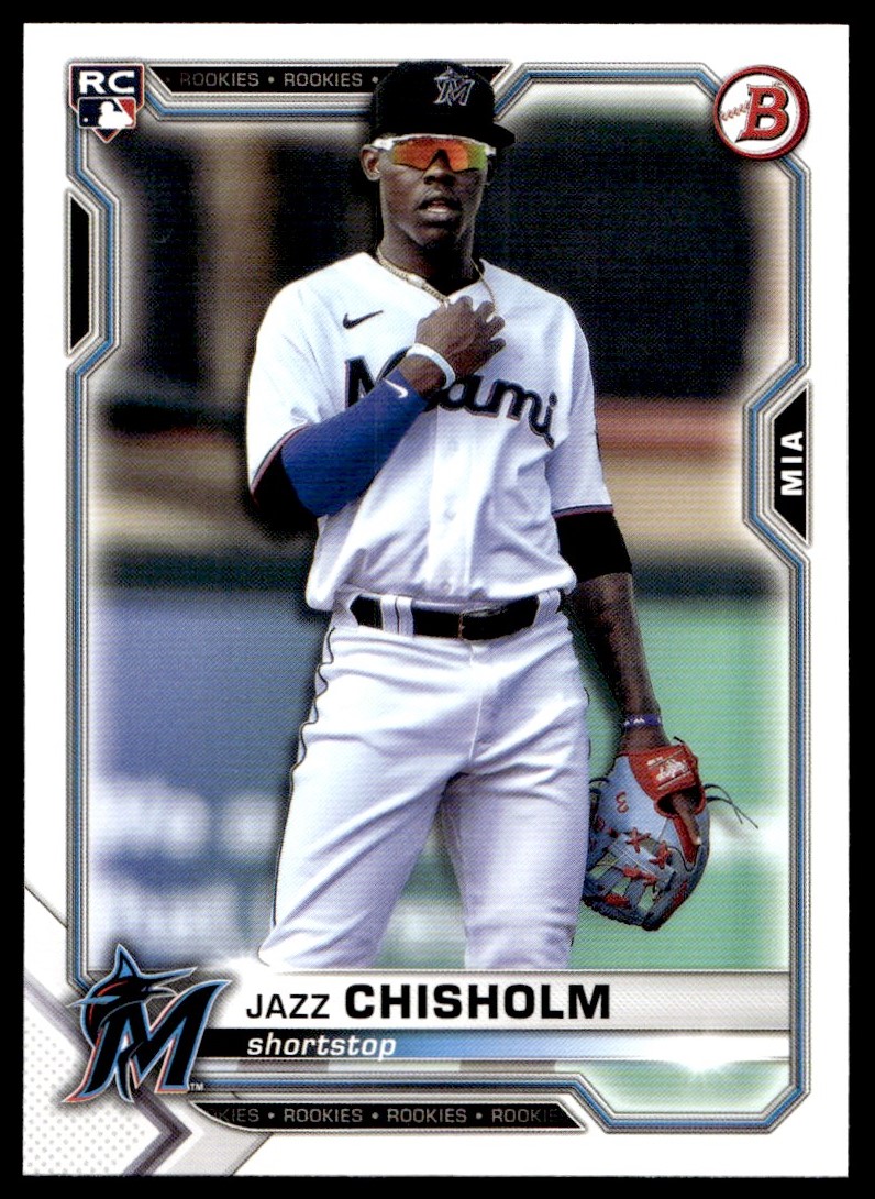 2021 Bowman Jazz Chisholm Rookie G57 Miami Marlins #71 | eBay