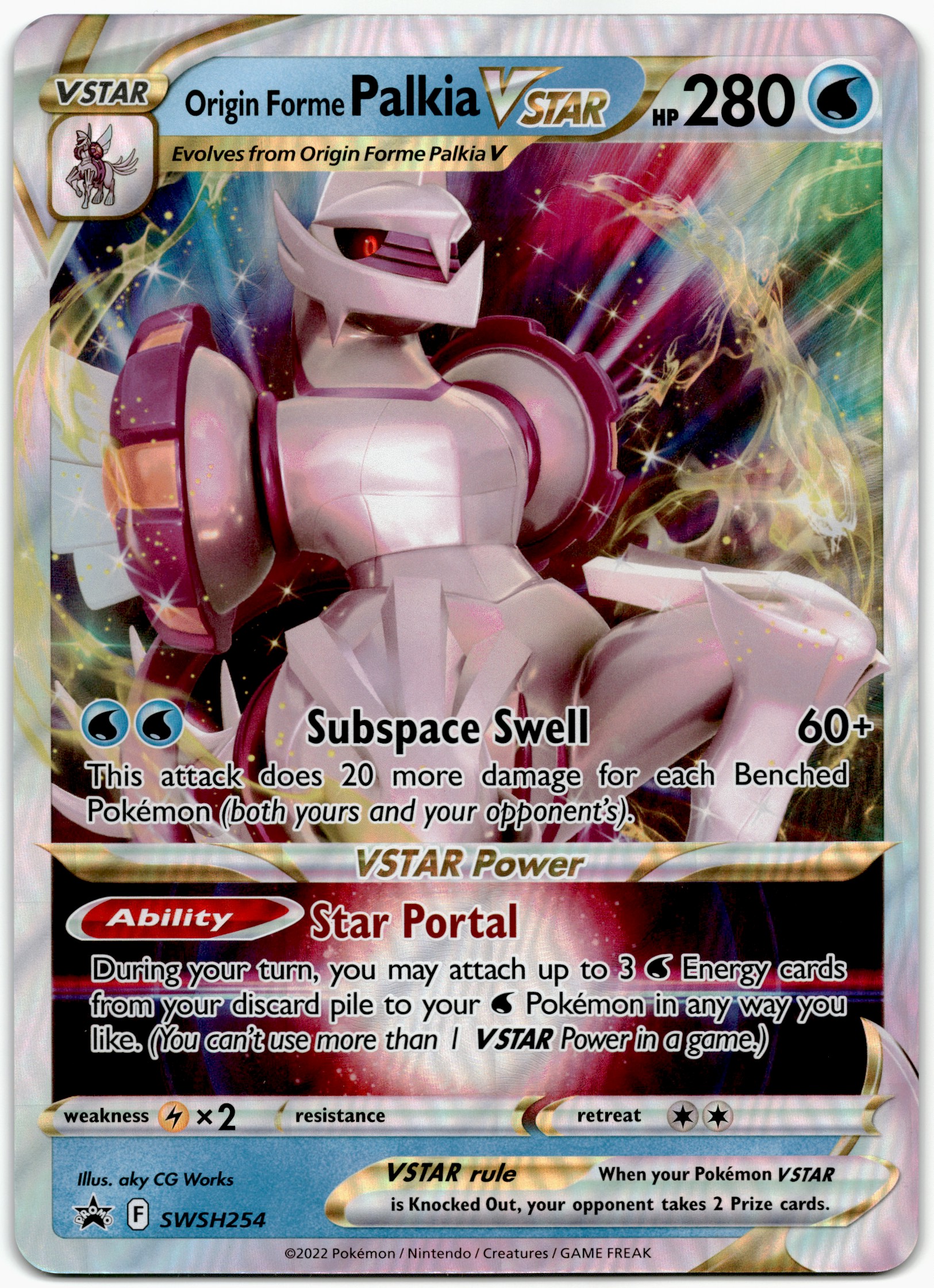 Pokemon Trading Card TCG Origin Forme Palkia VSTAR #SWSH254 | eBay