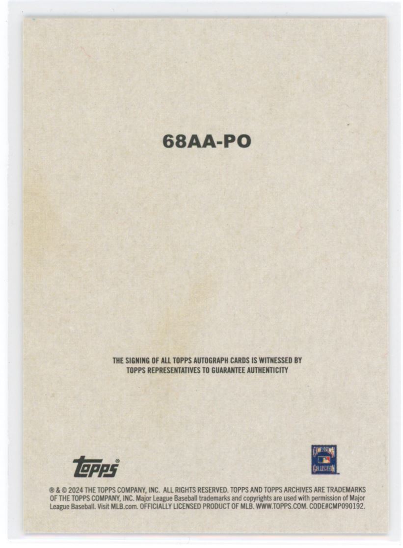 2024 Topps Archives 王建民 Auto /10 2024 Topps Archives Baseball Checklist, Set Details, Buy Boxes