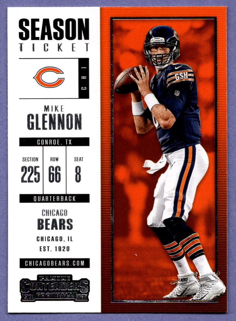 2017 Contenders Mike Glenon #27 card front image