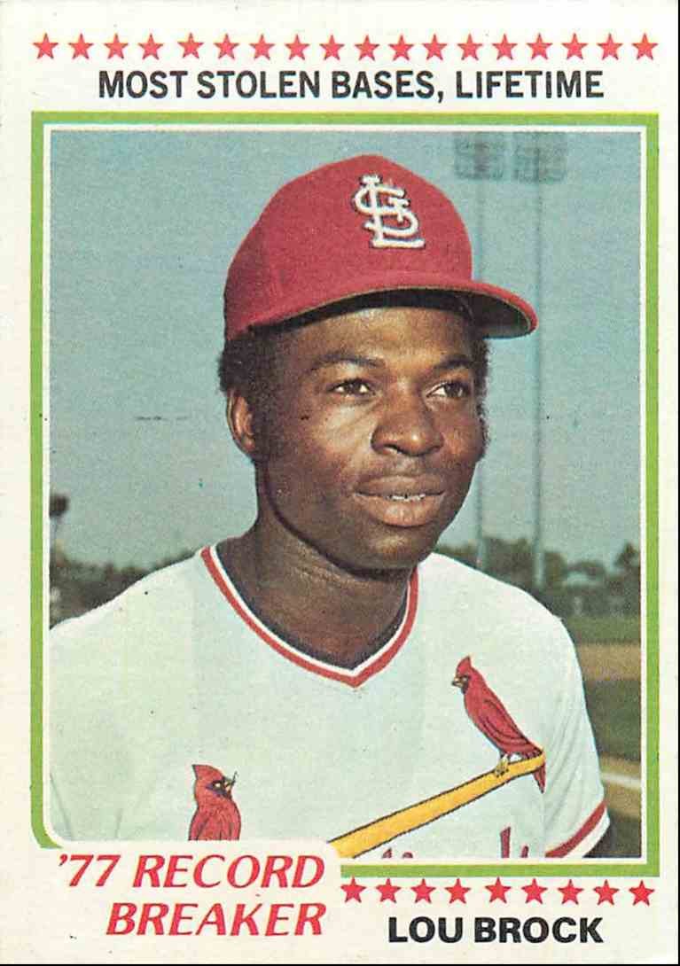 1978 Topps Lou Brock Rb #1