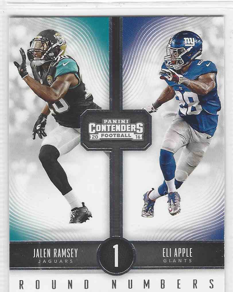 # 296 Rookie football card!!! Eli Apple, 2016 PANINI PRESTIGE