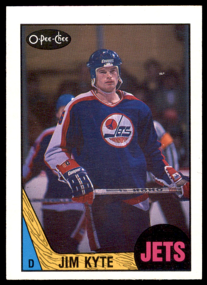 1987-88 O-Pee-Chee OPC Jim Kyte #226