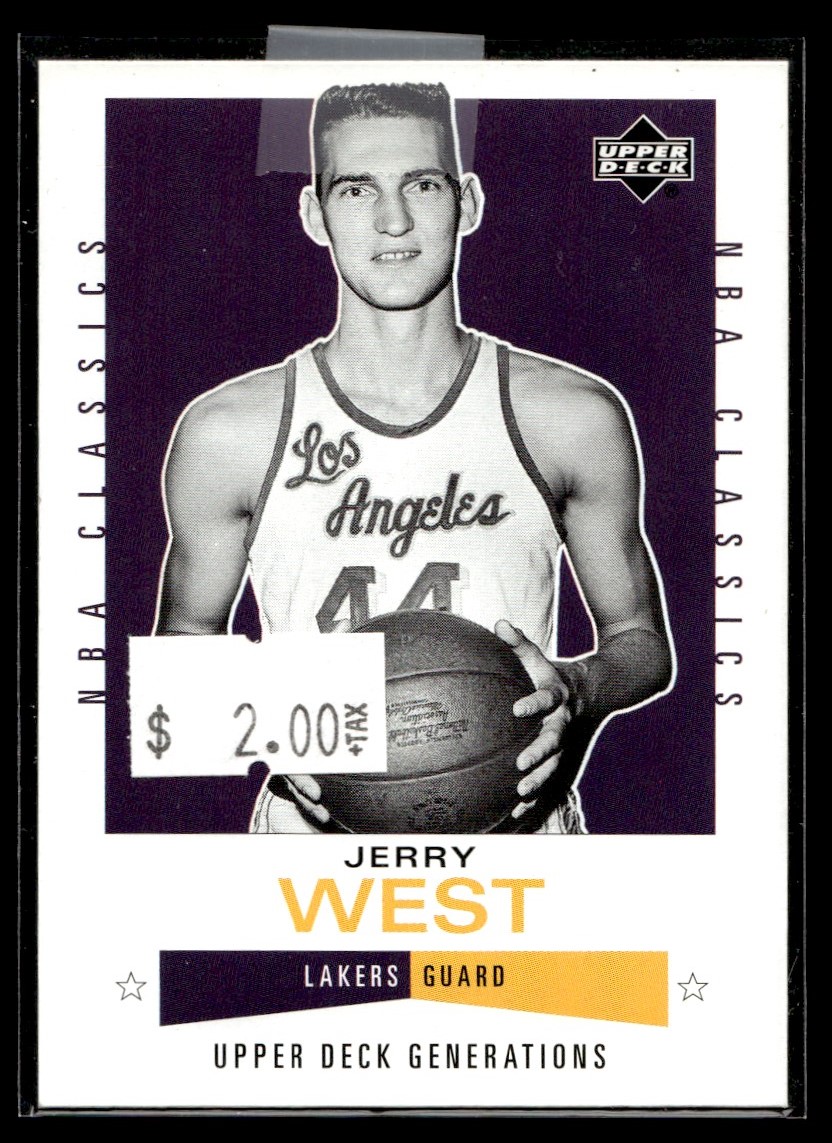 その他 Jerry West Auto upper deck Upper Deck Authenticated Lands Jerry West