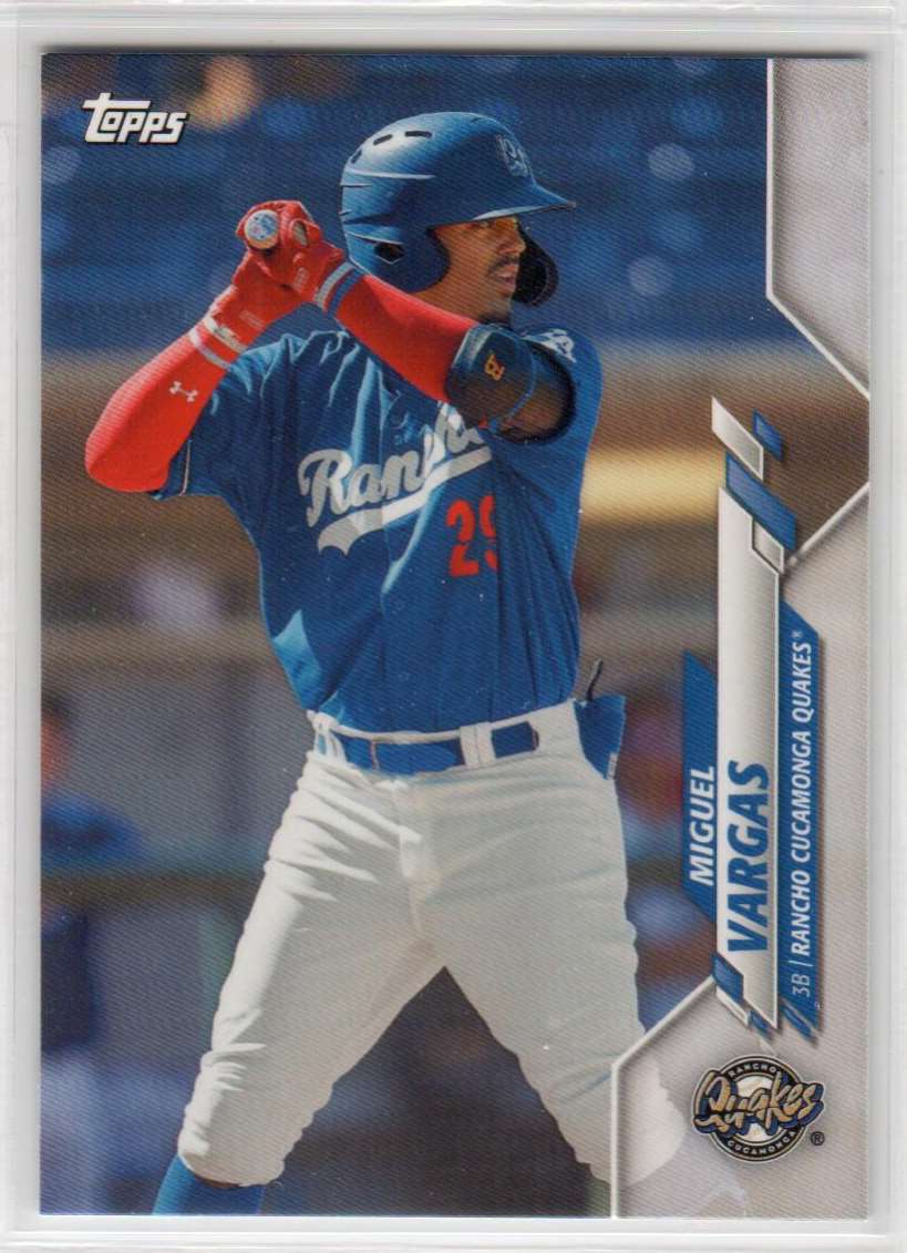 2020 Topps Pro Debut Miguel Vargas PD98 Rancho Cucamonga Quakes eBay