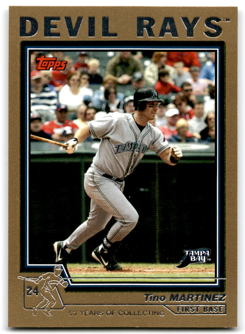 2004 Topps Traded & Rookies Gold Parallel Tino Martinez #T37