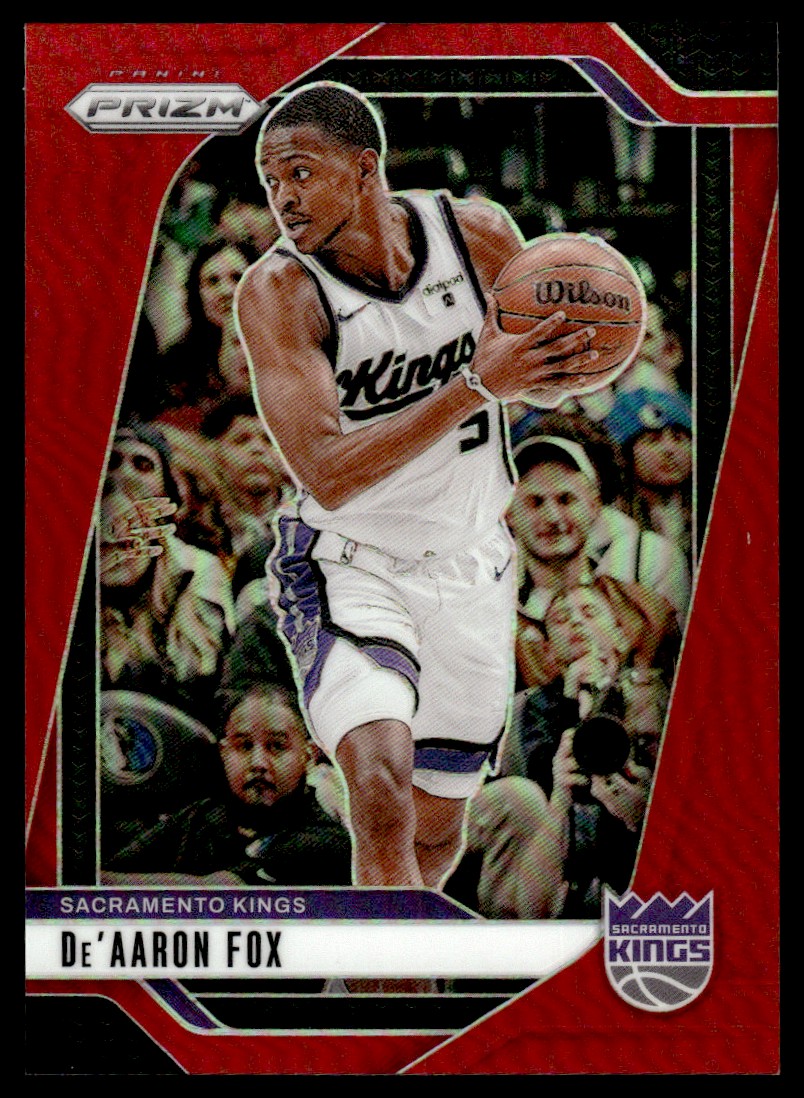 NBA 17/18 Prizm ディアロンフォックス ルーキーシルバープリズム De'Aaron Fox 2017 Prizm #24 Blue /199 Price Guide - Sports