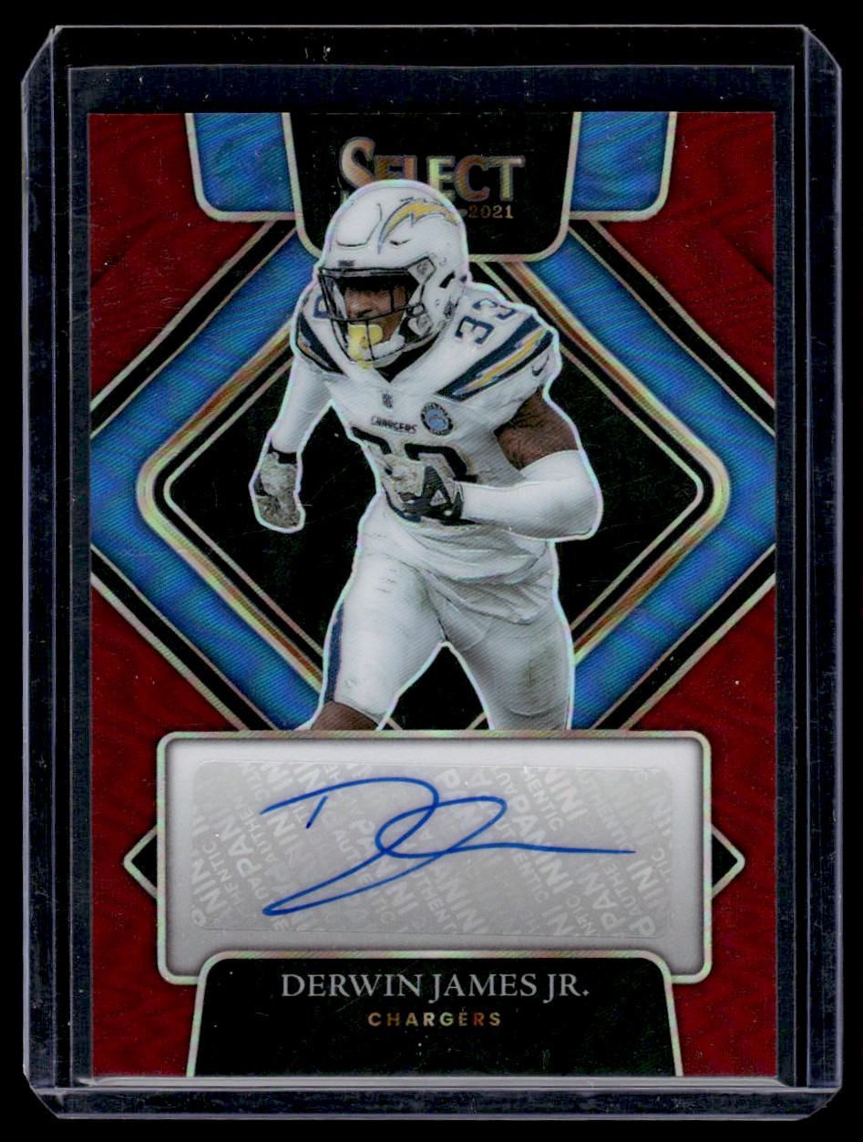 2022 Panini Select Signatures Derwin James Jr. Auto 13/75 Los