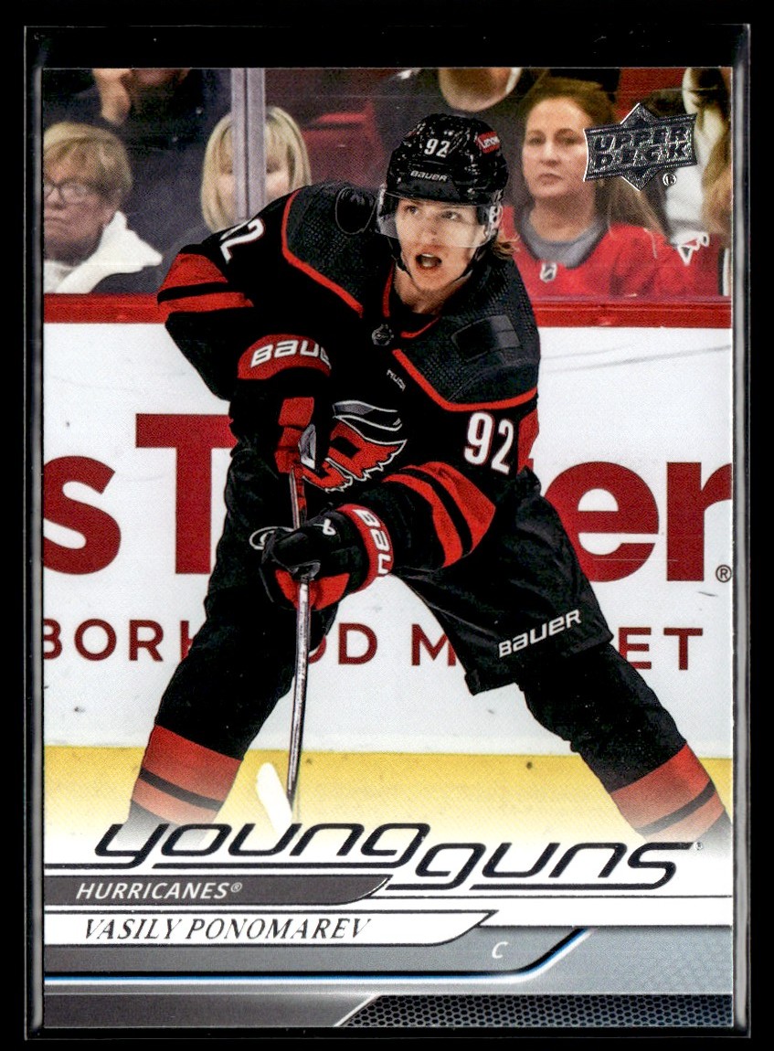 【美品】ORESAMA WONDERLAND Passcard 2024-25 Upper Deck Young Guns Vasily Ponomarev Rookie Carolina