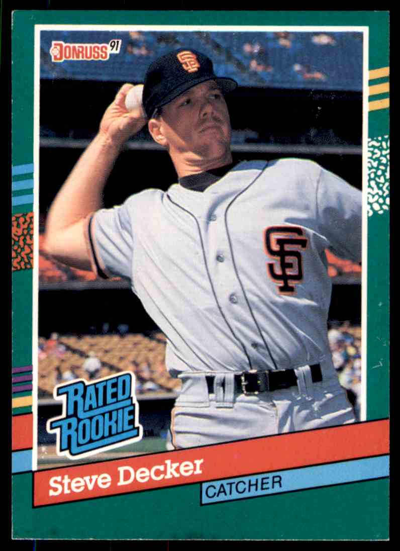 1991 Donruss Baseball Steve Decker #428