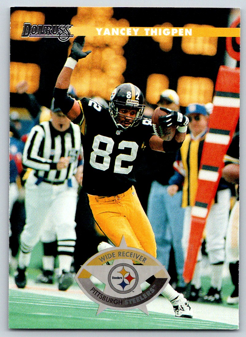 1996 Donruss YANCEY THIGPEN #76 Pittsburgh Steelers | eBay