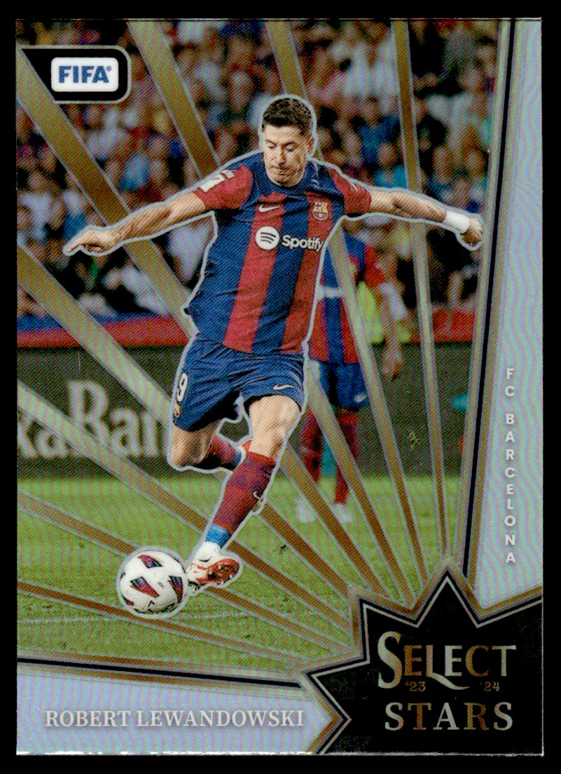 2024 Panini Select FIFA Stars Prizm Robert Lewandowski FC