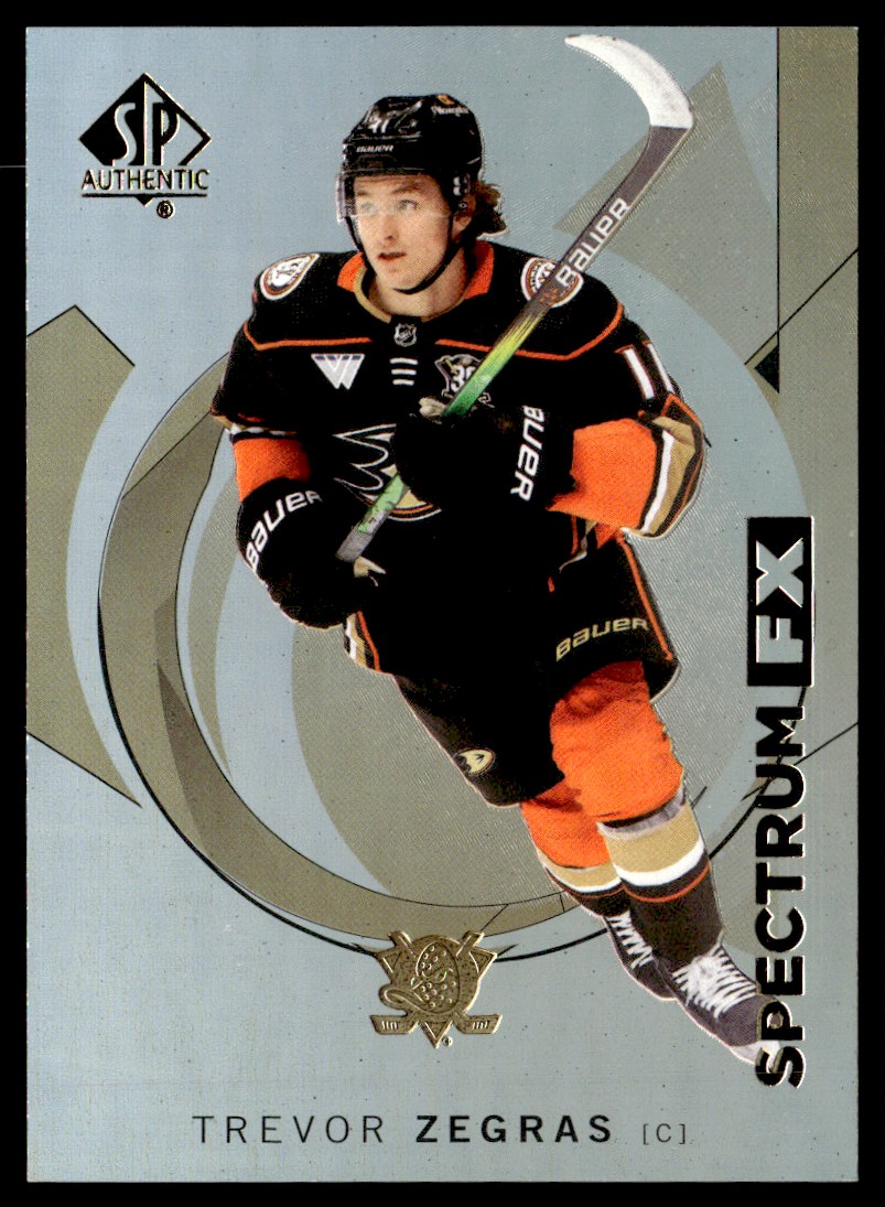 2024-25 SP Authentic Spectrum FX Trevor Zegras Anaheim Ducks #S-38