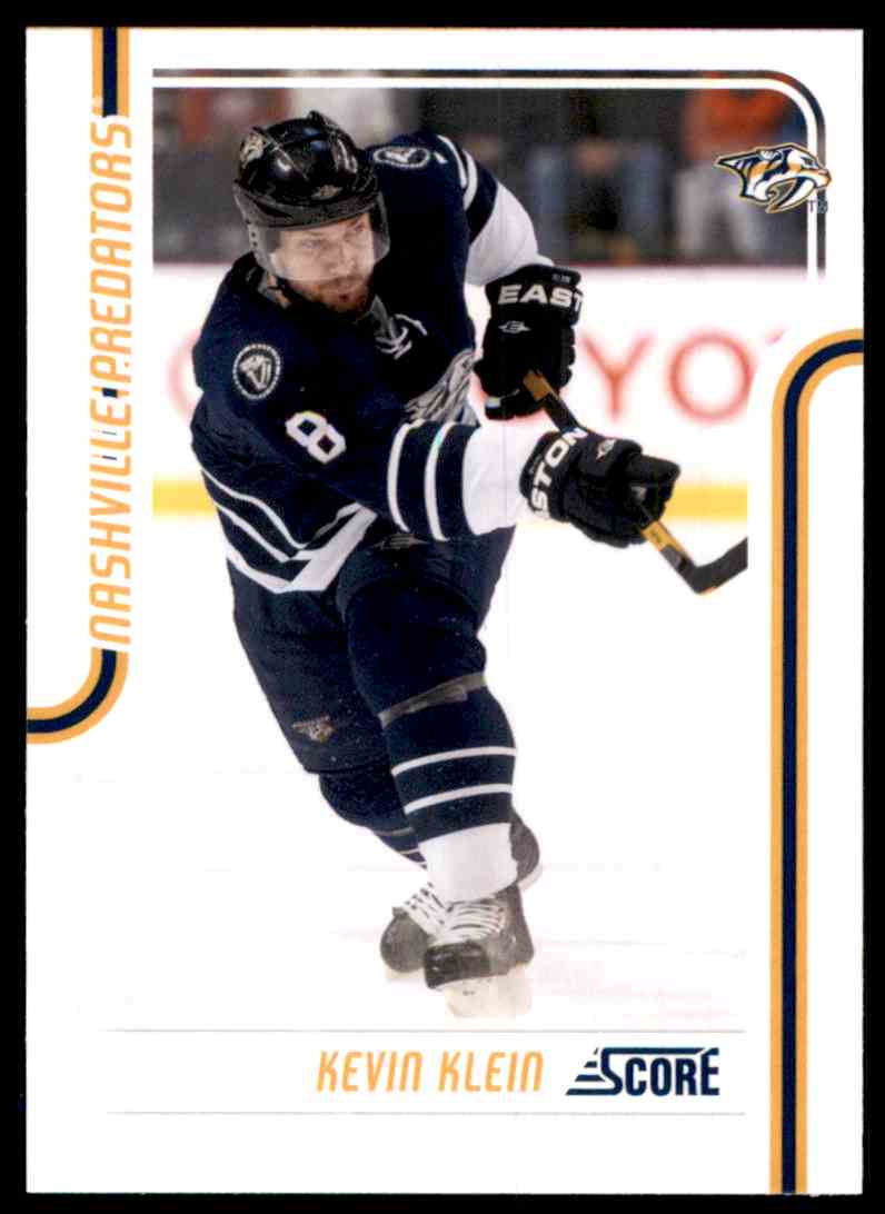 2011-12 Score Hockey Card Kevin Klein #272