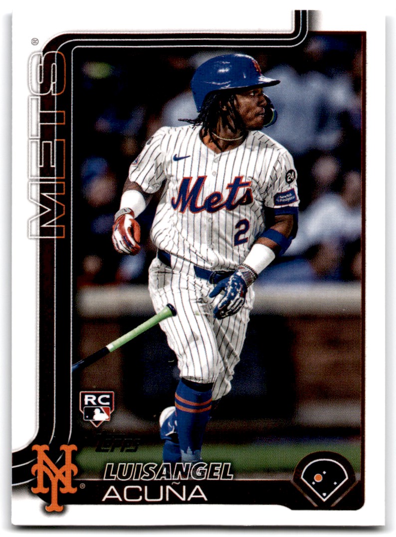 2025 Topps Series Two Luisangel Acuna RC New York Mets #524 | eBay
