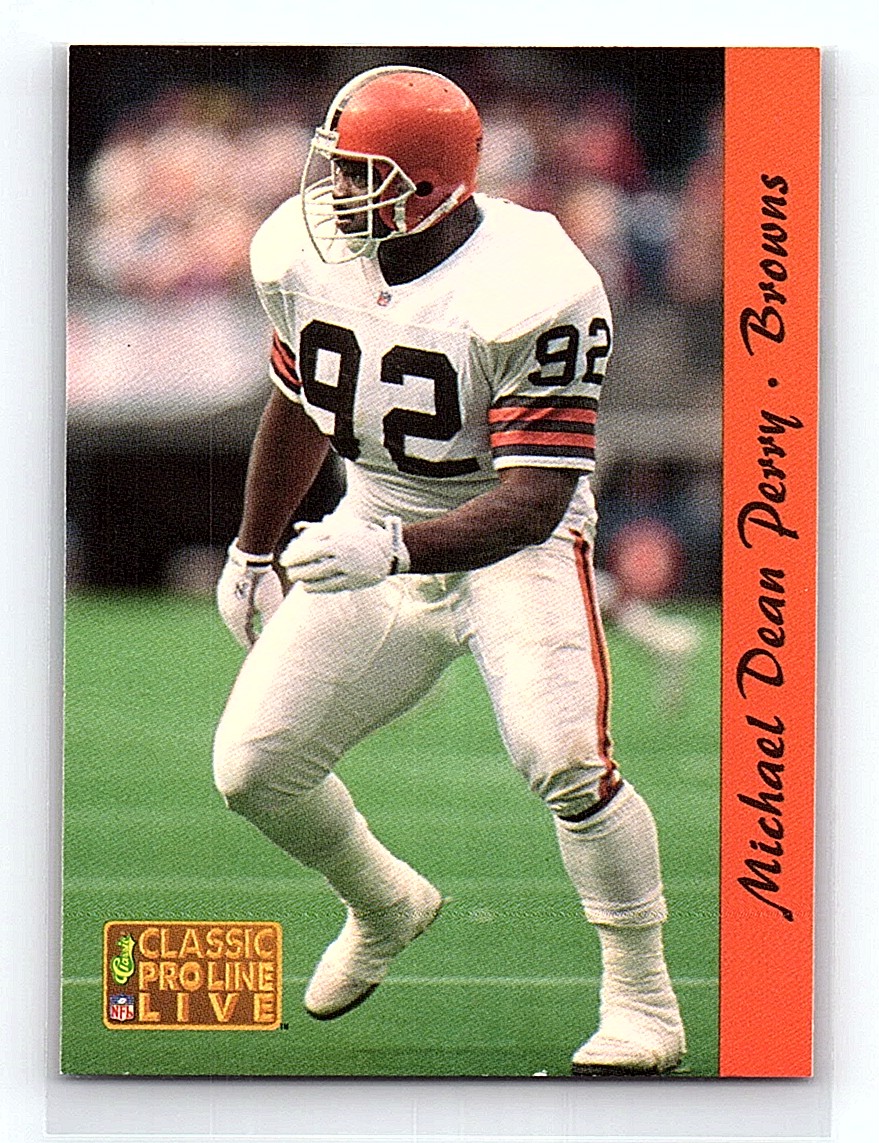 1993 Pro Line Live Michael Dean Perry Cleveland Browns #45 | eBay