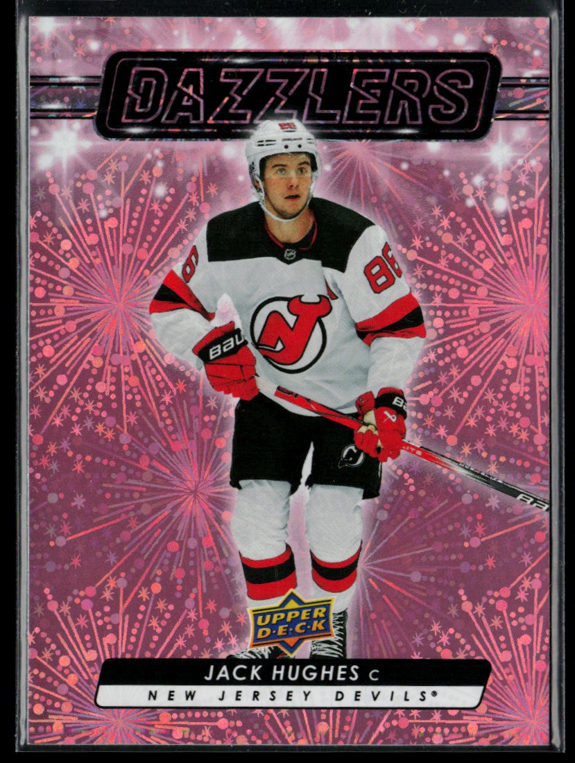 【激レア】Old Legend Jersey ユベントス ピンク 証明書有 2023-24 Upper Deck Dazzlers Pink #DZ-137 Jack Hughes | eBay