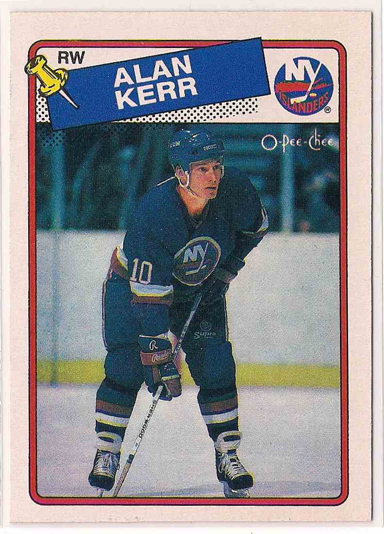 1988-89 O-Pee-Chee Alan Kerr #63