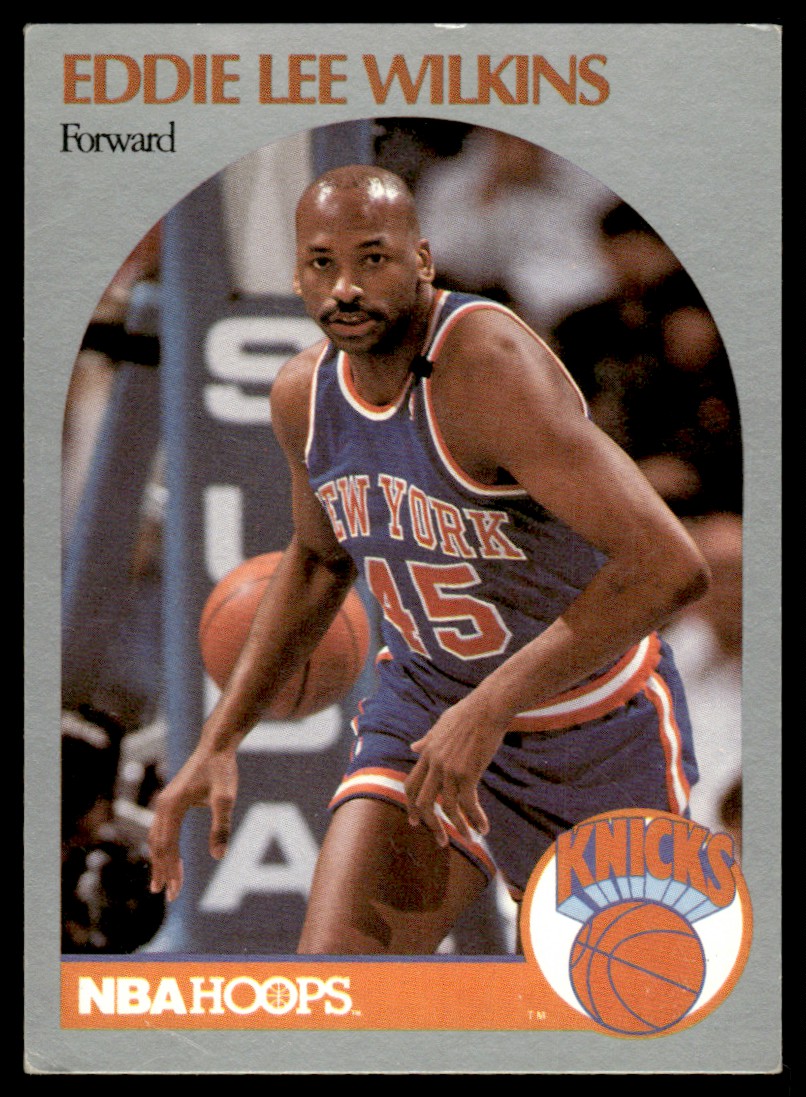 1990-91 NBA Hoops #211 Eddie Lee Wilkins New York Knicks | eBay