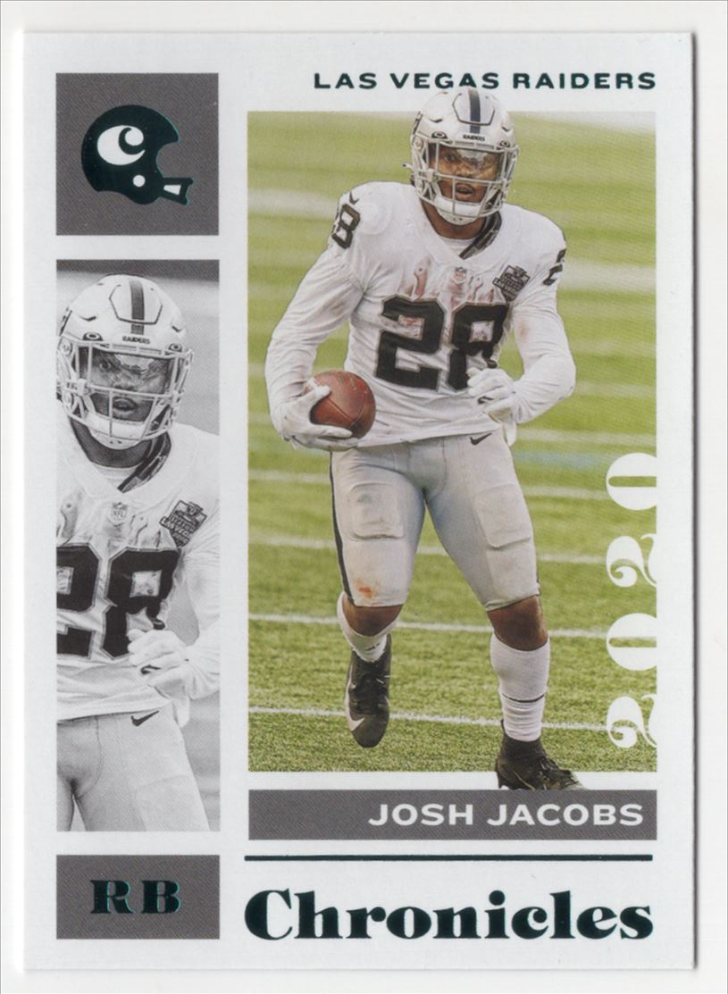 NFL レイダース ジョシュジェイコブス ウェア 2020 Panini Chronicles Teal Josh Jacobs Las Vegas Raiders