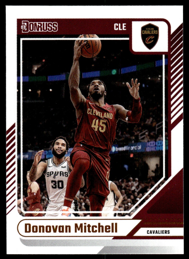 NBAカード Donovan Mitchell ルーキーサイン 75枚限定 ほか 2024-25 Panini NBA Hoops #211 Donovan Mitchell - Cleveland