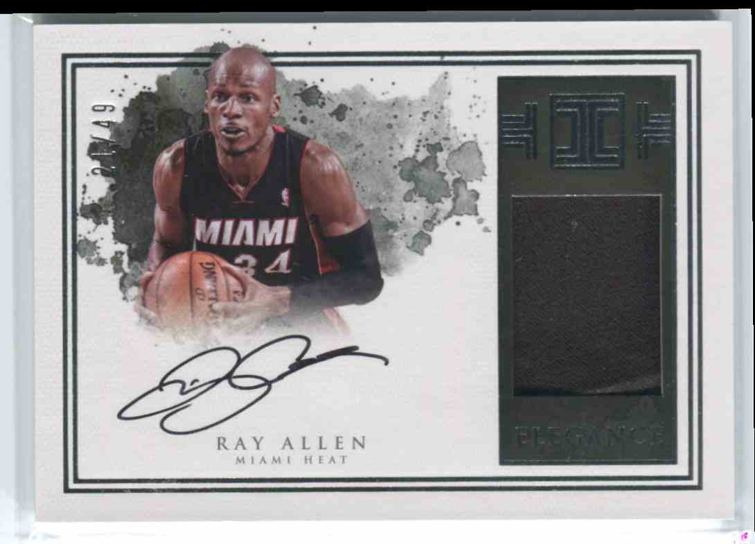 High quality Ray Allen Miami Heat Autograph Card