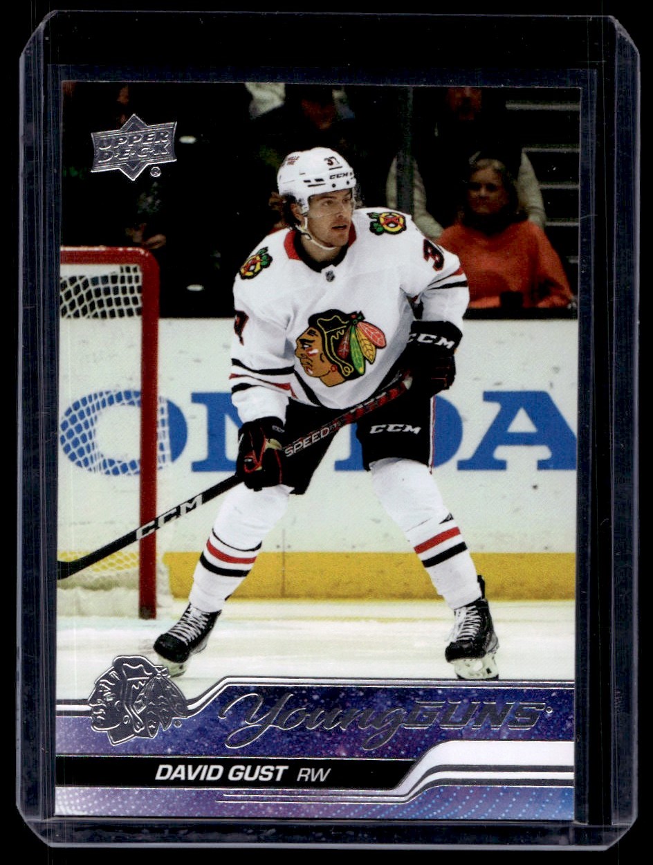 2023-24 Upper Deck Series 1 Young Guns David Gust #218