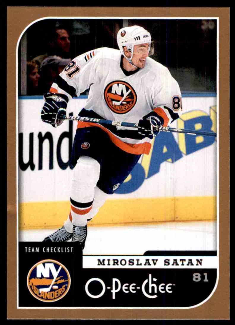 2006-07 O-Pee-Chee Miroslav Satan #689