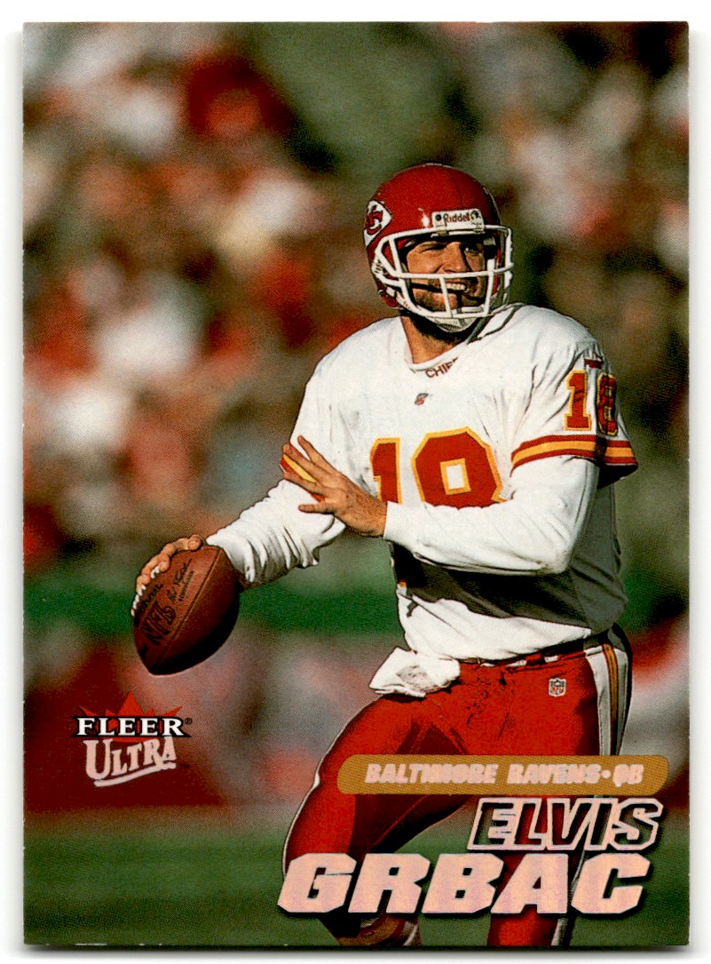 2001 Fleer Ultra Elvis Grbac Kansas City Chiefs #92 | eBay