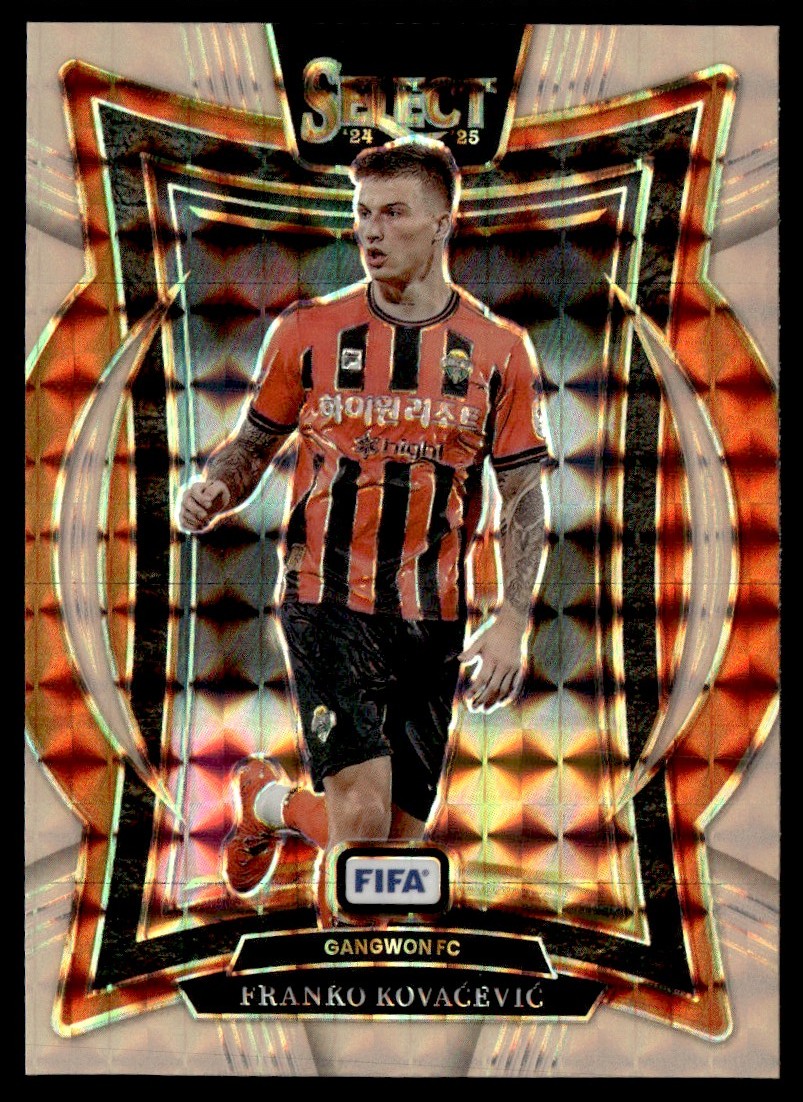 2024 Panini Select FIFA Orange Fluorescent Franko Kovacevic 021
