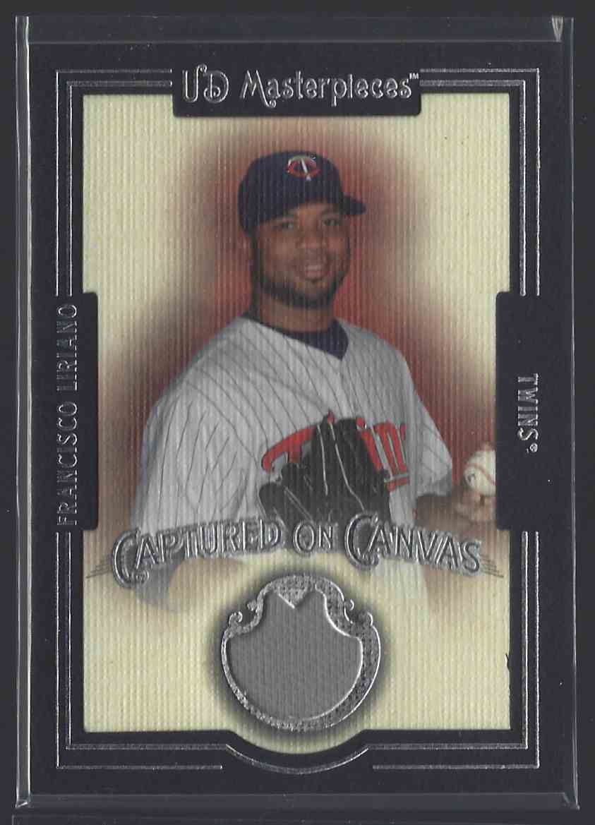 2007 UD Masterpieces Captured On Canvas Francisco Liriano #FL card front image