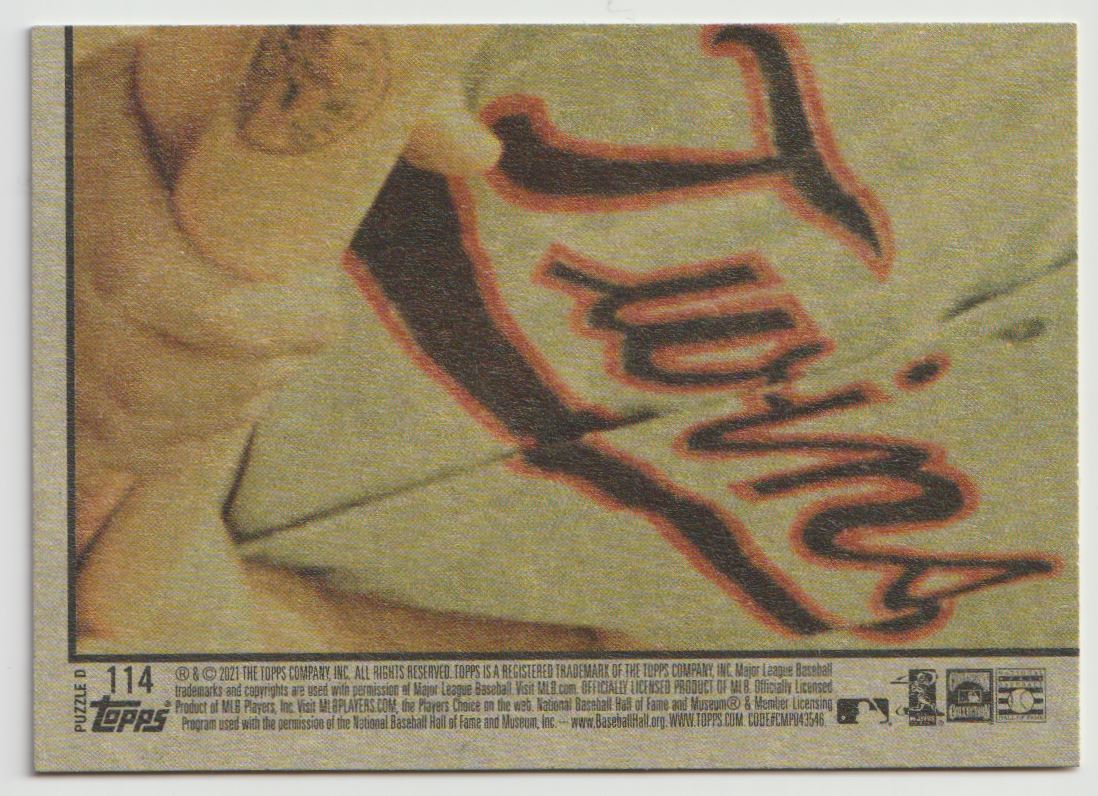 2021 Topps Heritage (In Action) Jose Berrios #114 card back image