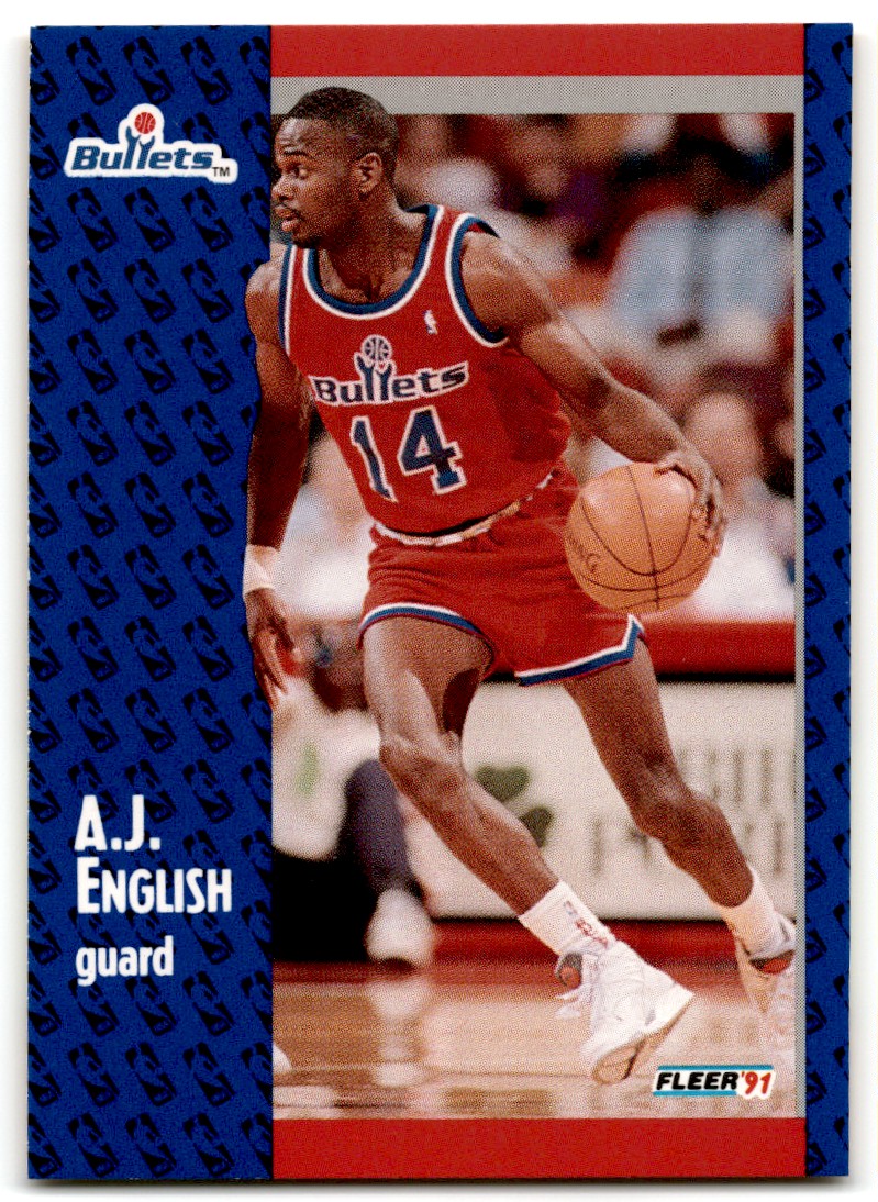 1991-92 Fleer A.J. English #206