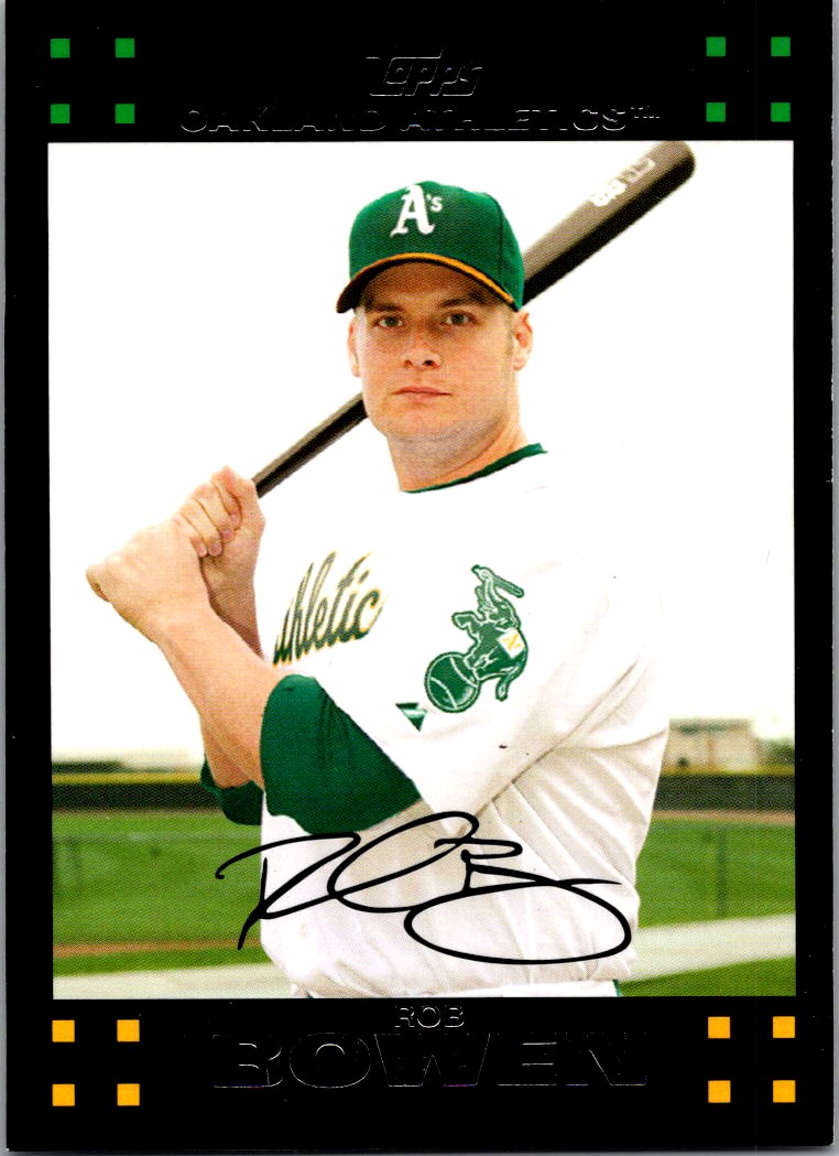 2007 Topps Updates & Highlights Gold Rob Bowen #UH20