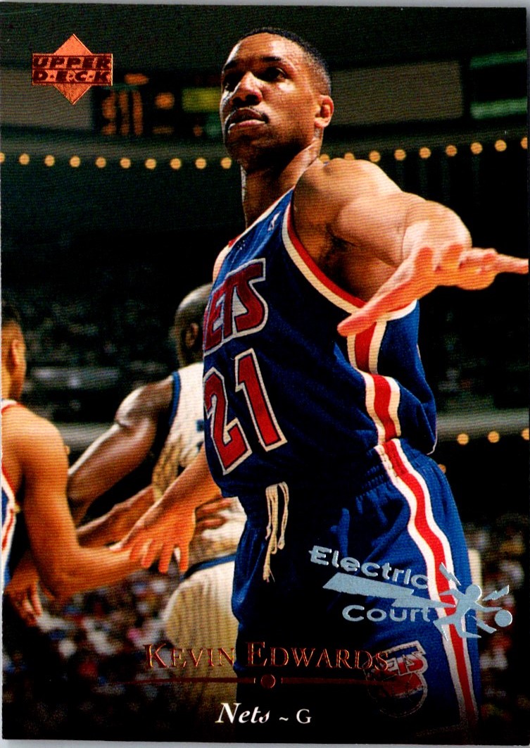 1995-96 Upper Deck Electric Court Kevin Edwards #88