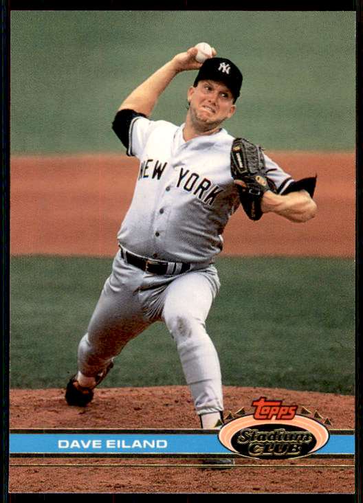 1991 Topps Stadium Club Dave Eiland #477