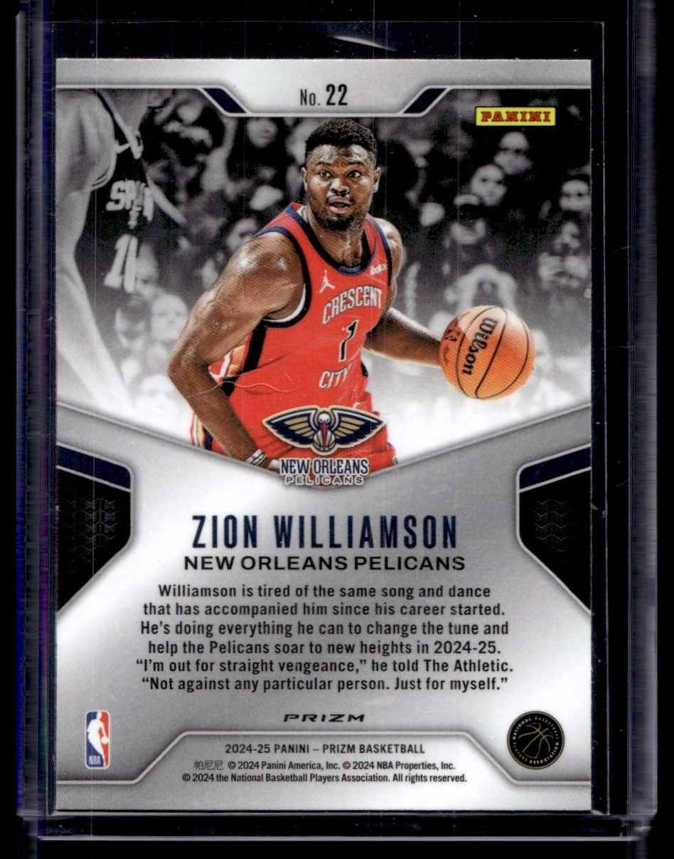 スポーツ選手 NBA Zion Williamson Panini Prizm Choice Amazon.com: PSA 10 ZION WILLIAMSON PANINI PRIZM BASKETBALL