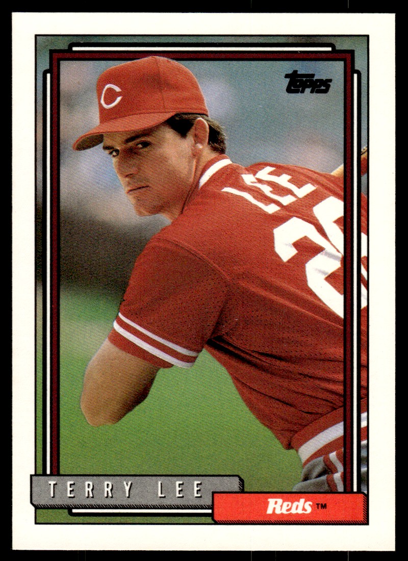 1992 Topps Terry Lee Baseball Card Cincinnati Reds #262 | eBay