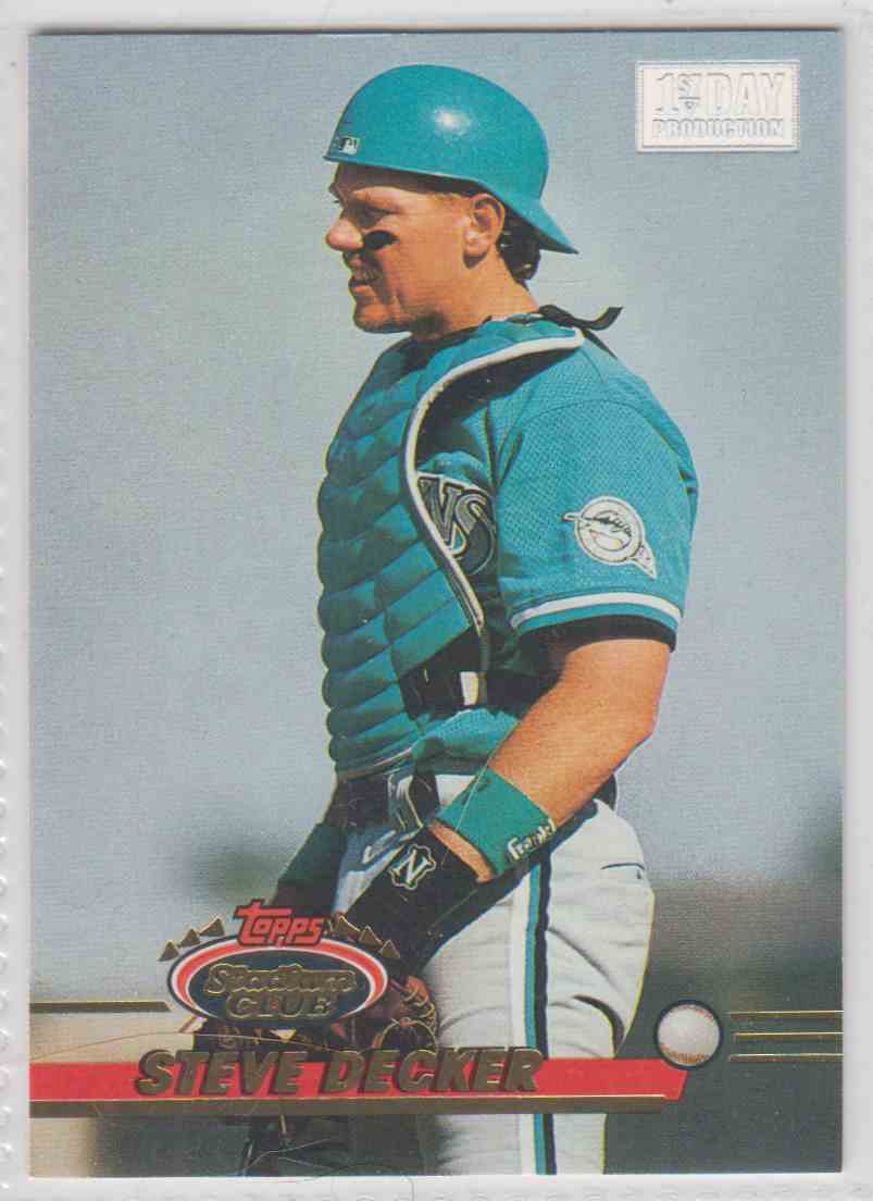 1993 Topps Stadium Club First Day issue Steve Decker #692