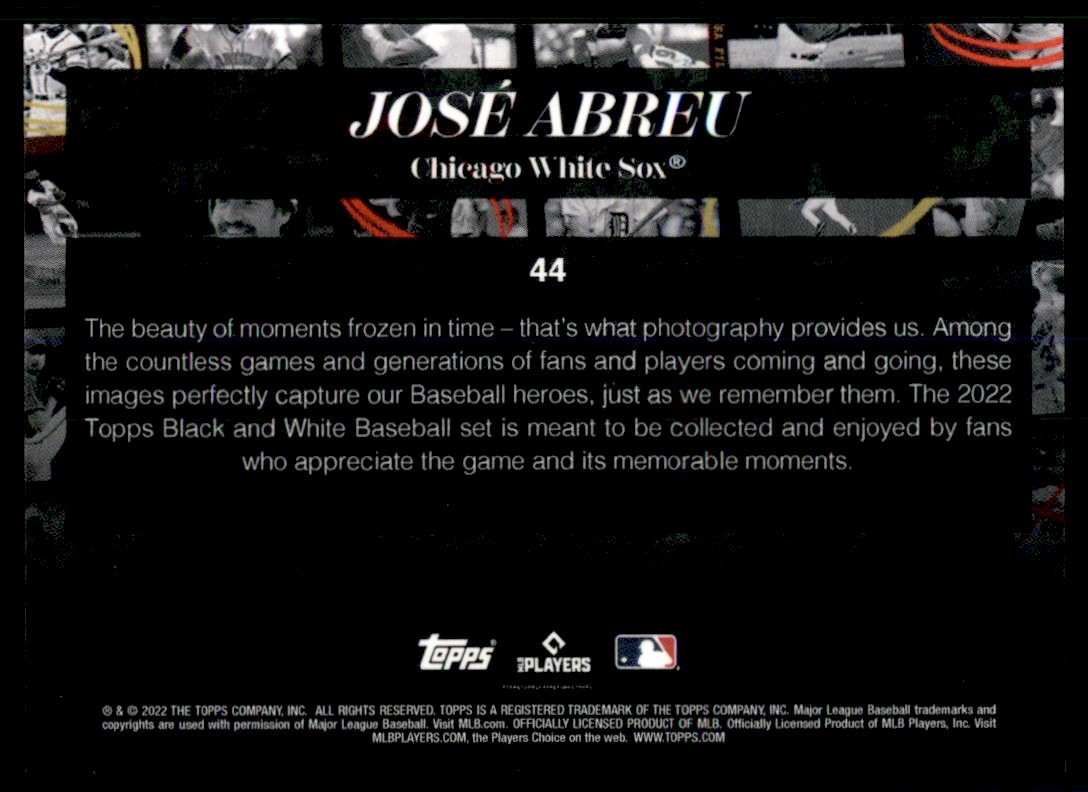 Looking Back: Jose Abreu in Black and White