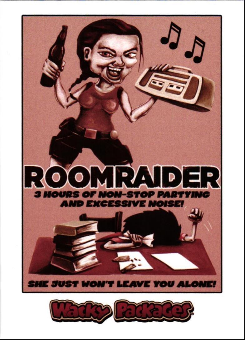 2018 Topps Wacky Packages SEPIA Roomraider Action Film #7 | eBay