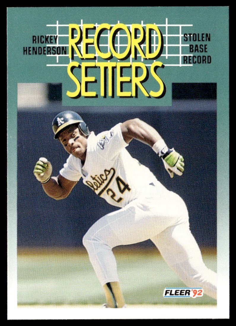 1992 Fleer Rickey Henderson #681