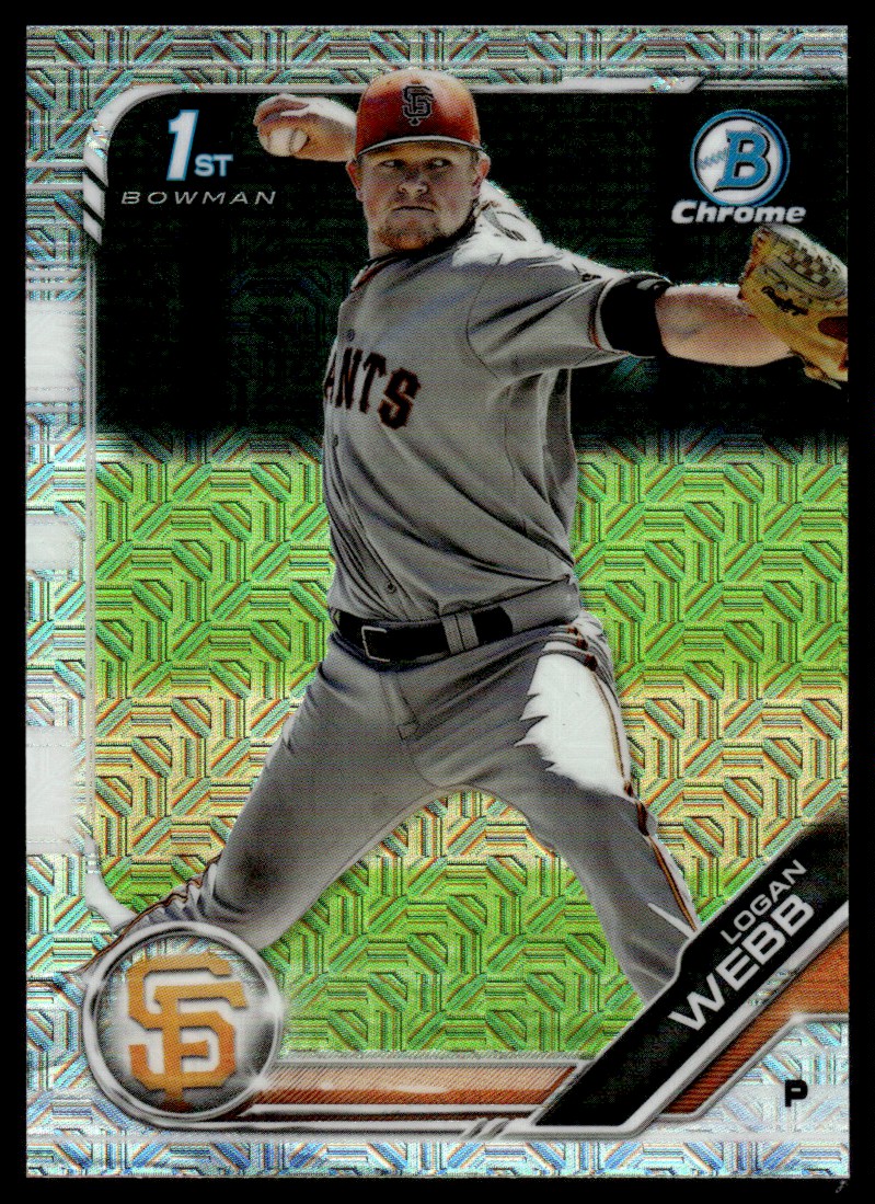 bigskygo76　0112 2019 Bowman Chrome Mega Box Logan Webb San Francisco Giants