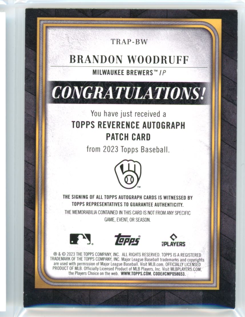 TOPPS MLBカード REVERENCE AUTOGRAPHED PATCH BRANDON LOWE 07/10 #TRAP-BL 送料無料 中古 IT1 Topps TOPPS MLBカード REVERENCE AUTOGRAPHED PATCH BRANDON